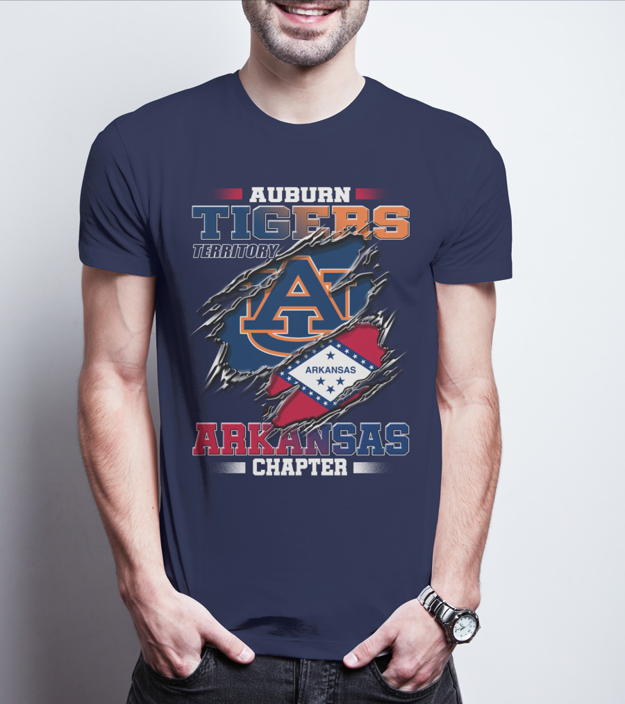 Auburn Tigers Territory Arkansas Chapter T-Shirt