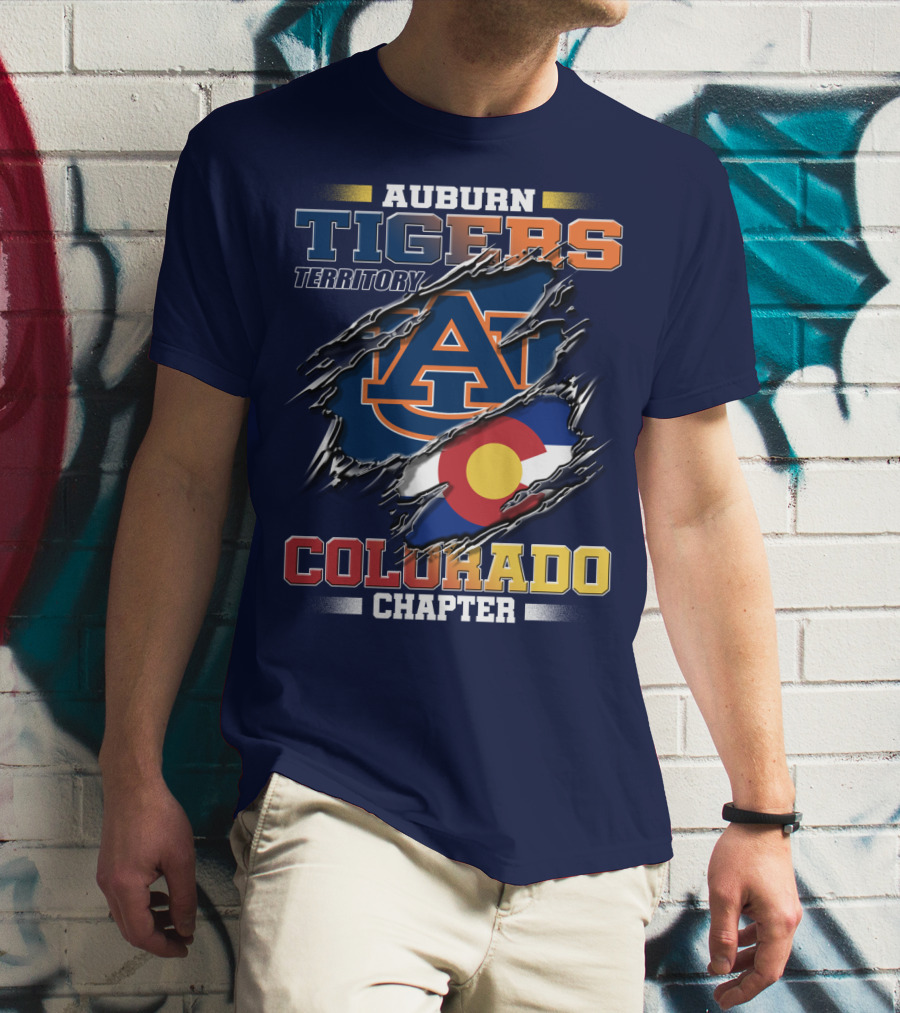 Auburn Tigers Territory Colorado Chapter T-Shirt