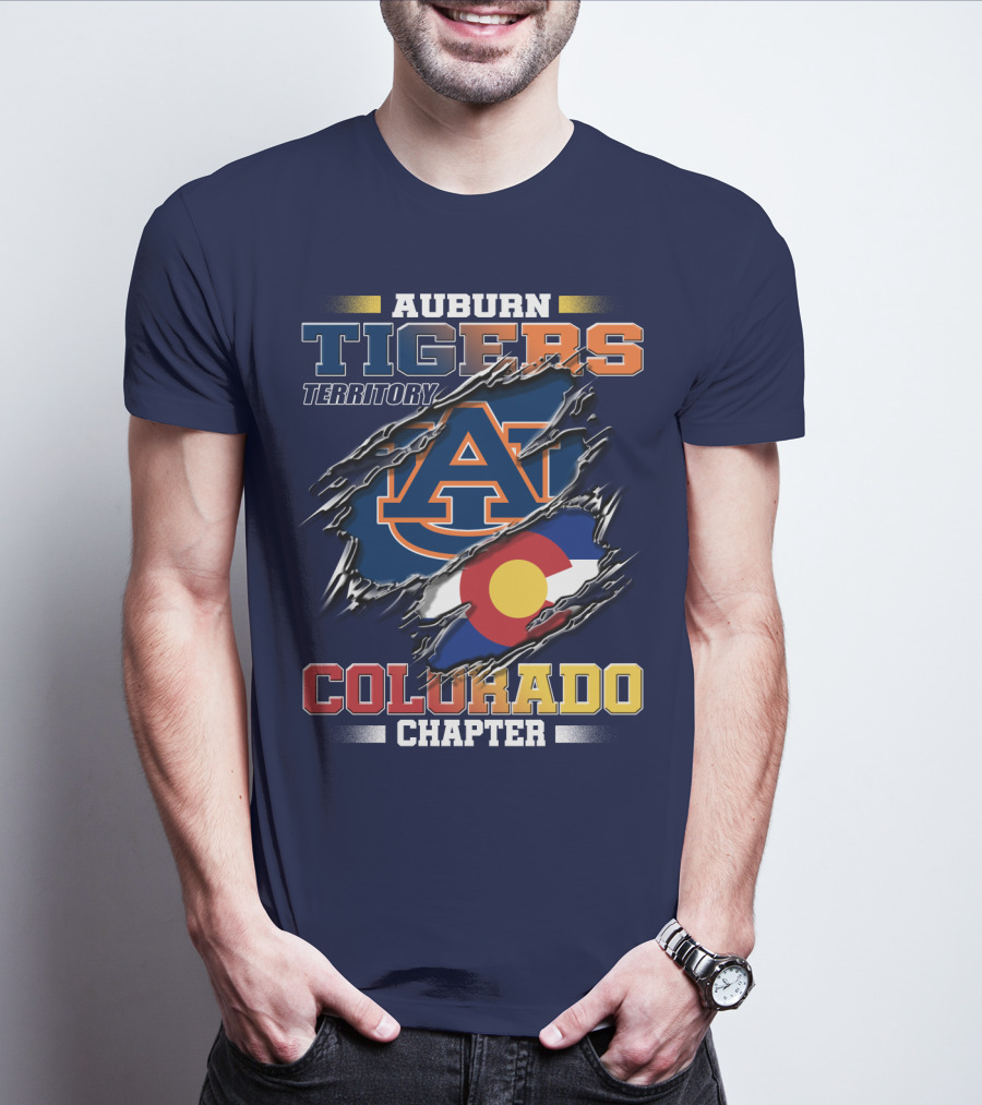 Auburn Tigers Territory Colorado Chapter T-Shirt