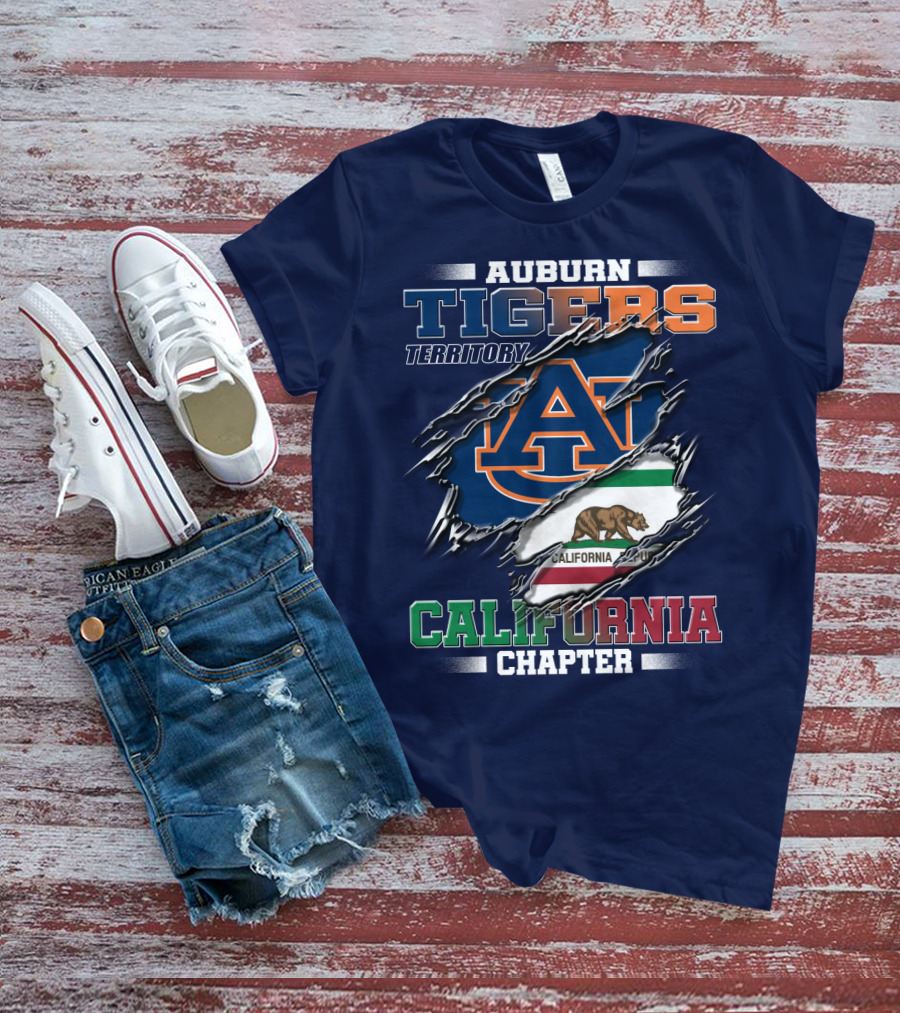 Auburn Tigers Territory California Chapter T-Shirt