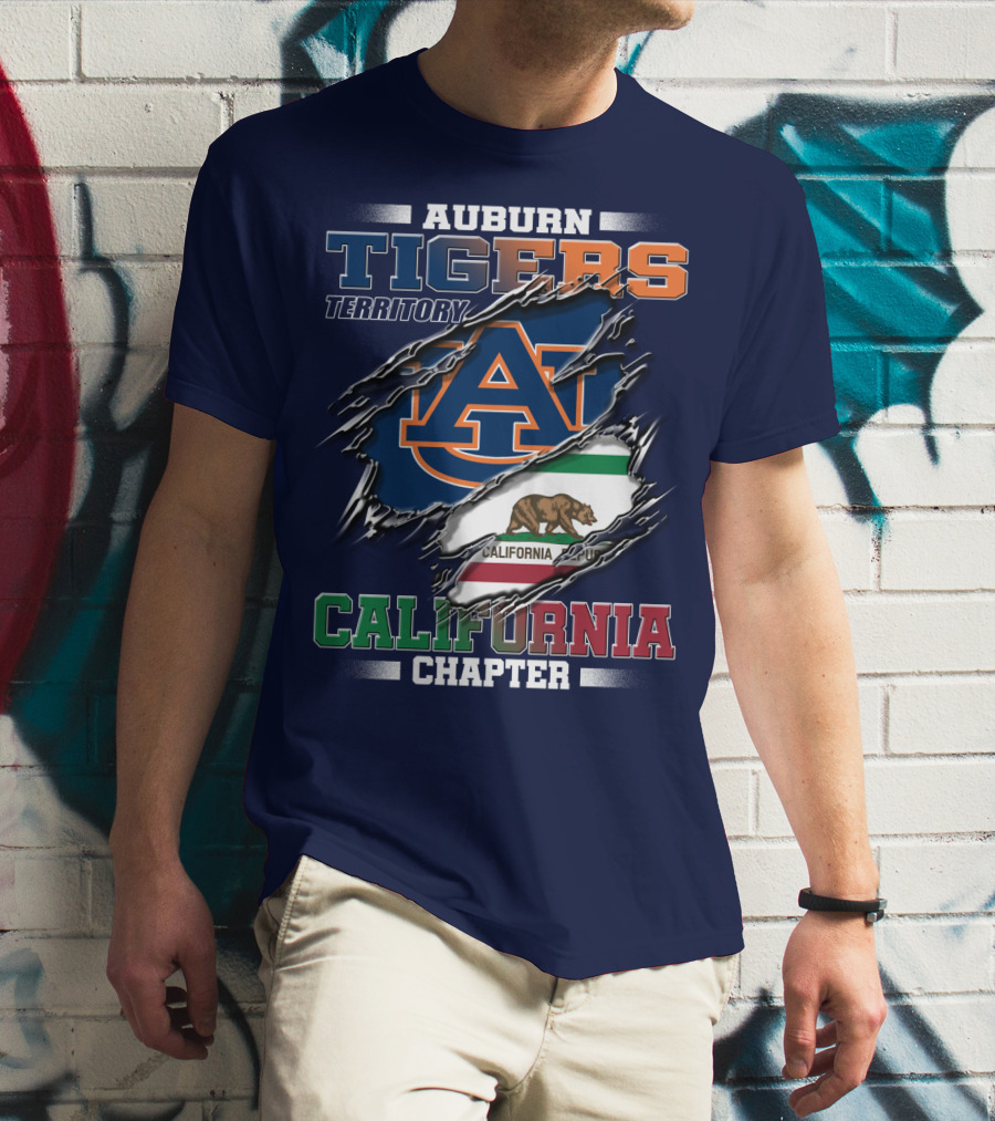 Auburn Tigers Territory California Chapter T-Shirt