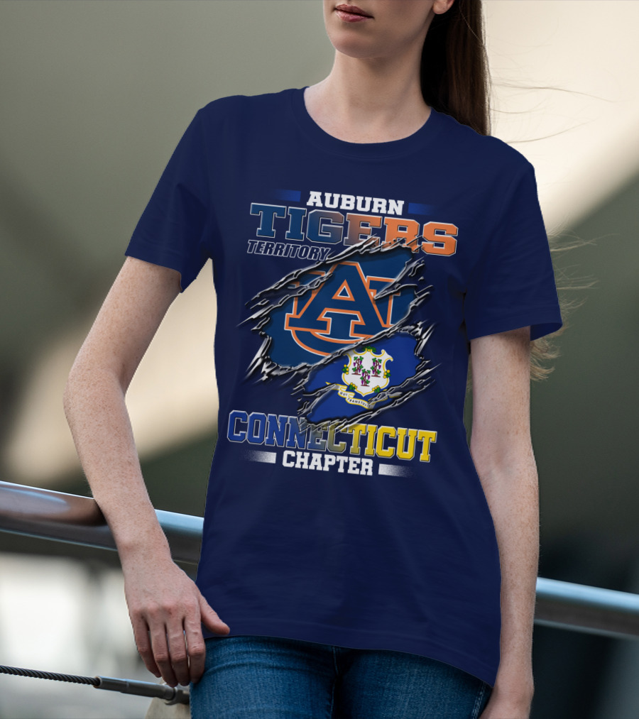 Auburn Tigers Territory Connecticut Chapter T-Shirt