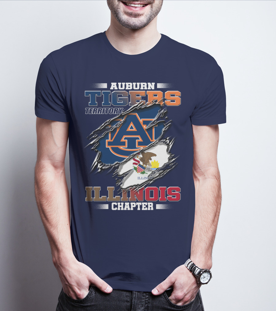 Auburn Tigers Territory Illinois Chapter T-Shirt