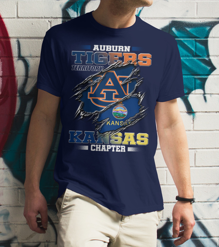 Auburn Tigers Territory Kansas Chapter T-Shirt
