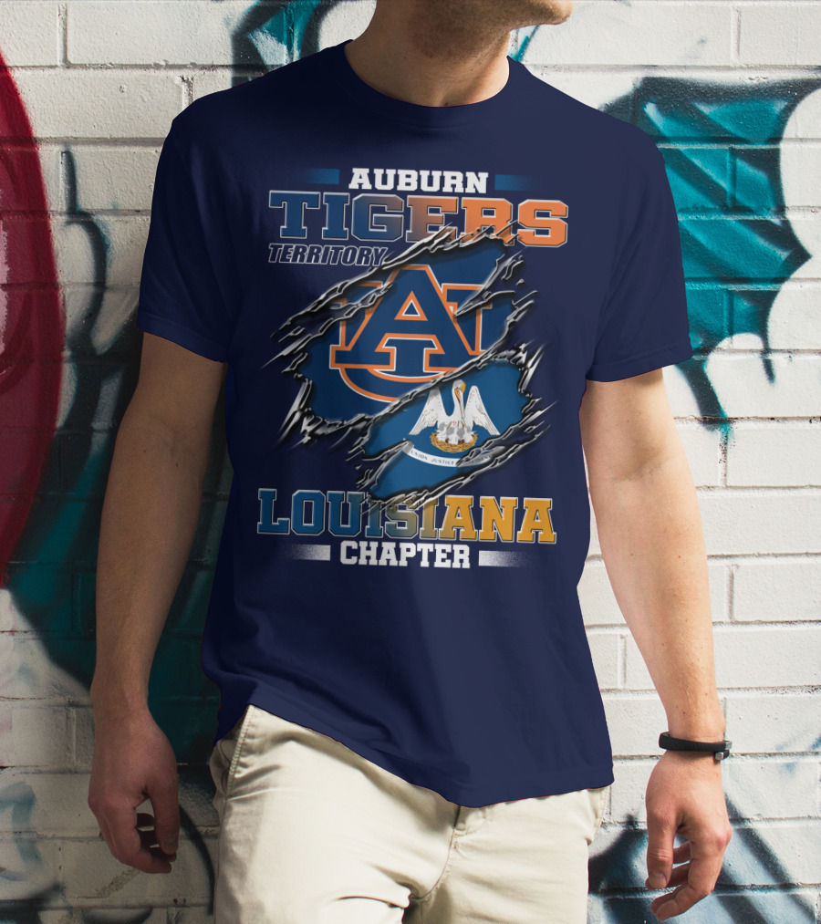 Auburn Tigers Territory Louisiana Chapter T-Shirt