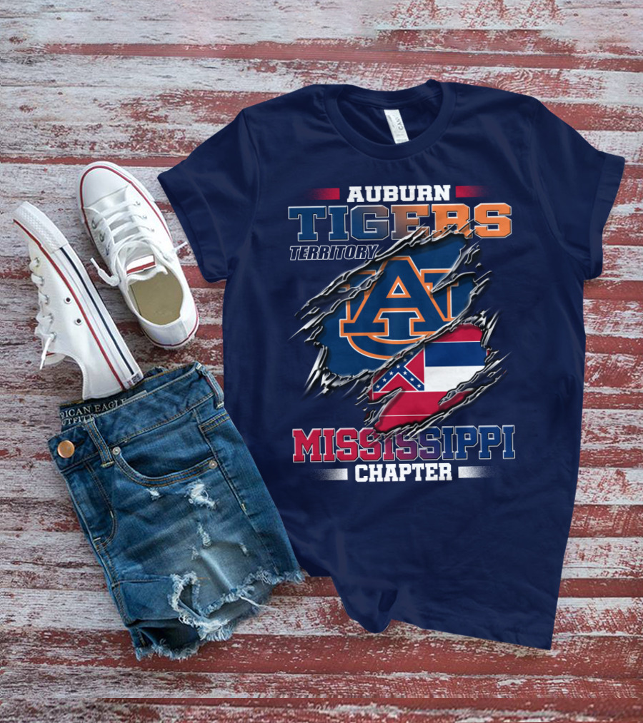 Auburn Tigers Territory Mississippi Chapter T-Shirt