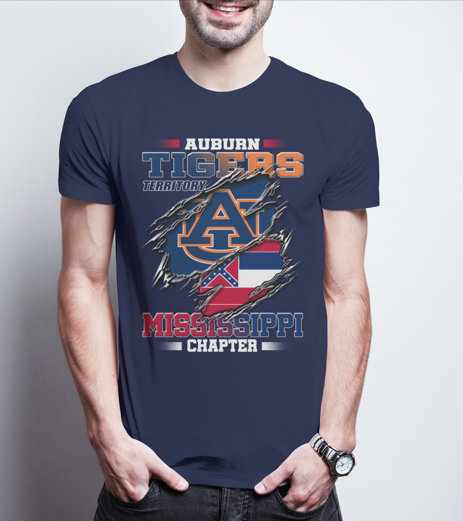 Auburn Tigers Territory Mississippi Chapter T-Shirt