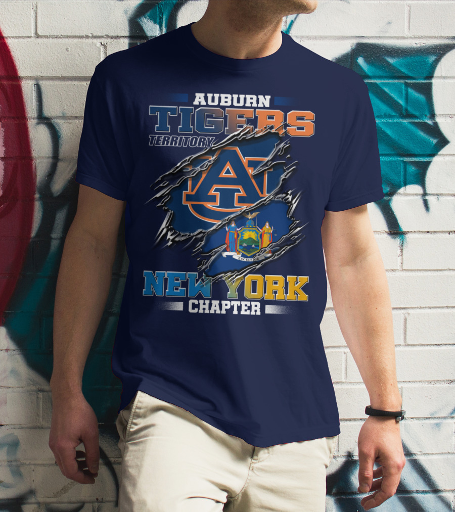 Auburn Tigers Territory New York Chapter T-Shirt