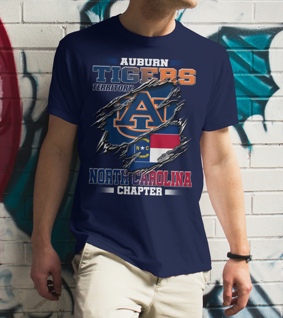 Auburn Tigers Territory North Carolina Chapter T-Shirt