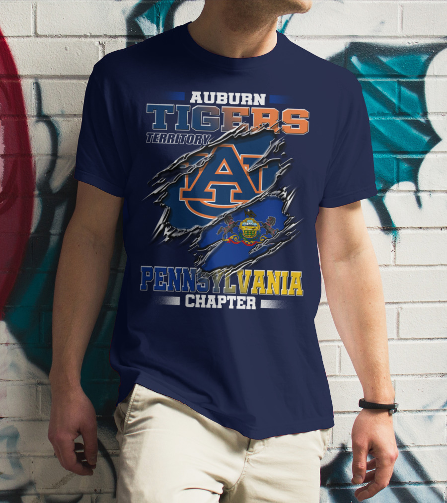 Auburn Tigers Territory Pennsylvania Chapter T-Shirt
