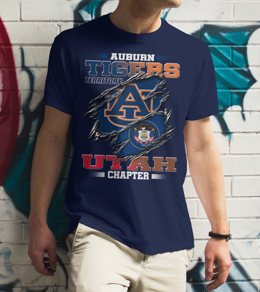 Auburn Tigers Territory Utah Chapter T-Shirt