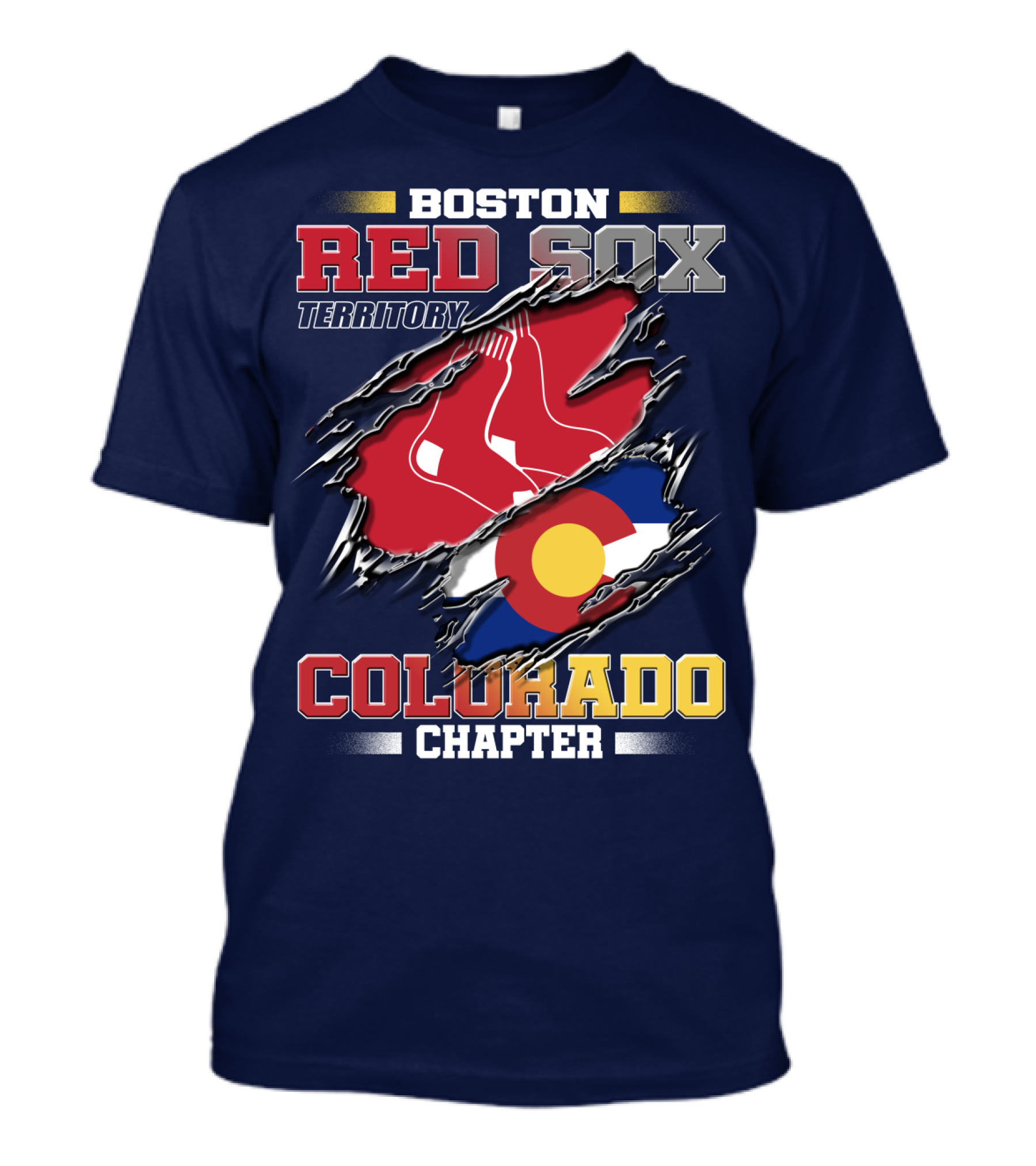Boston Red Sox Territory Colorado Chapter T-Shirt