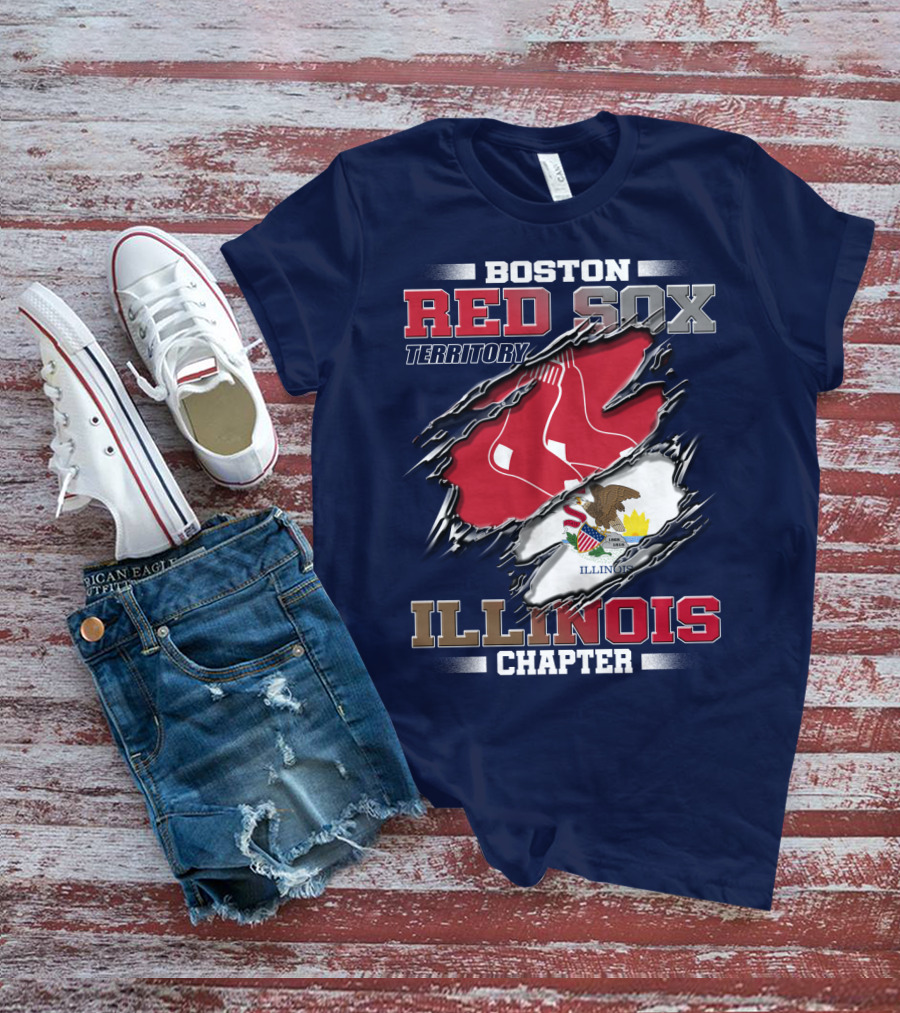 Boston Red Sox Territory Illinois Chapter T-Shirt