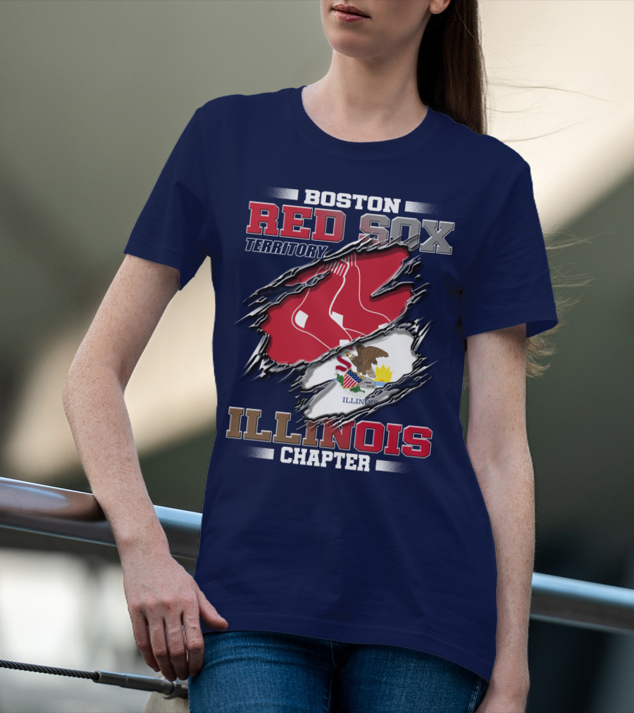 Boston Red Sox Territory Illinois Chapter T-Shirt