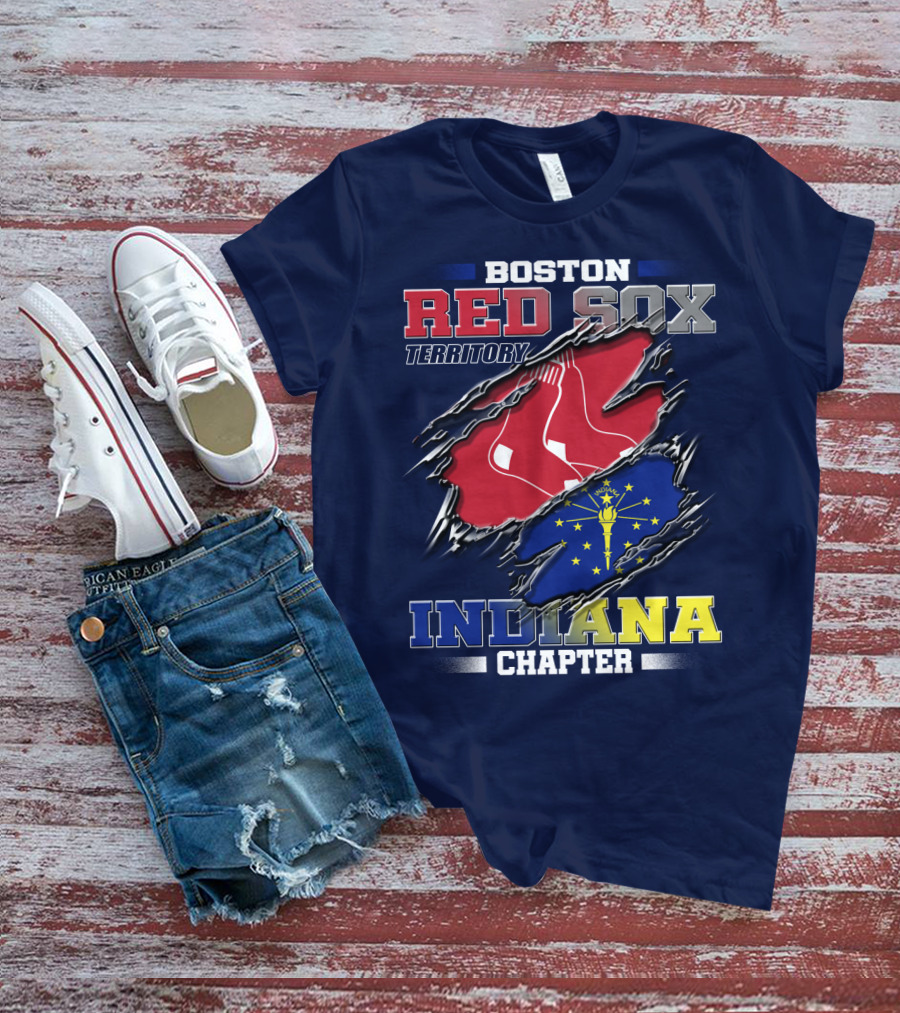 Boston Red Sox Territory Indiana Chapter T-Shirt