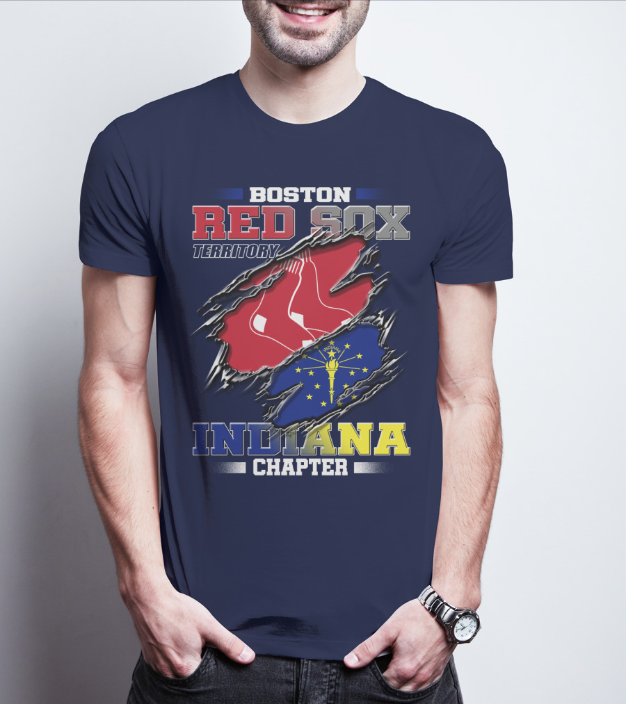 Boston Red Sox Territory Indiana Chapter T-Shirt
