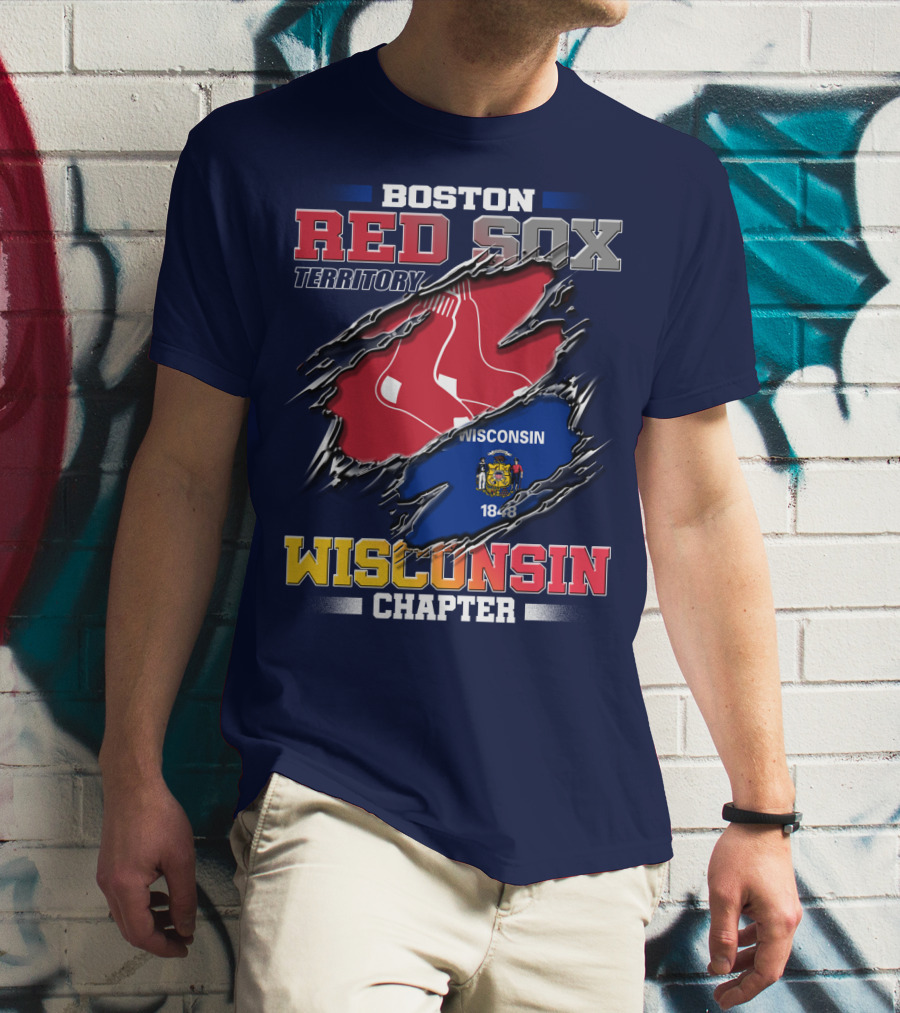Boston Red Sox Territory Wisconsin Chapter 1848 T-Shirt