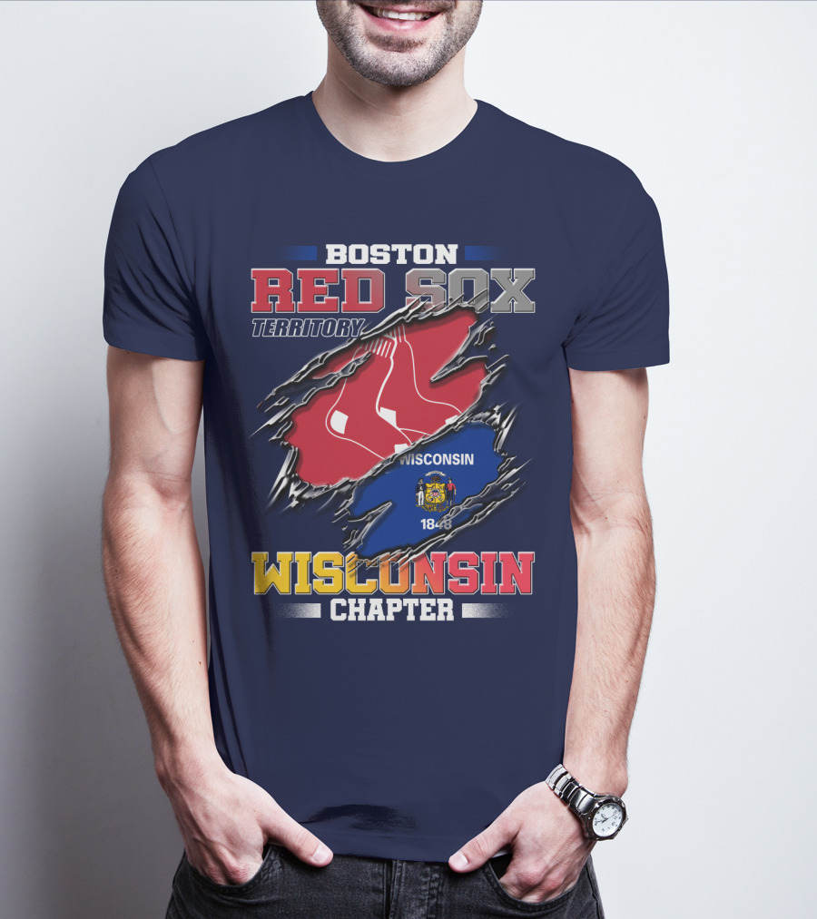 Boston Red Sox Territory Wisconsin Chapter 1848 T-Shirt