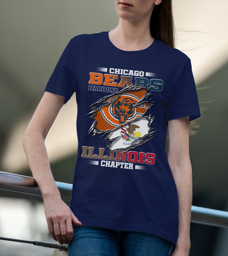 Chicago Bears Territory Illinois Chapter T-Shirt
