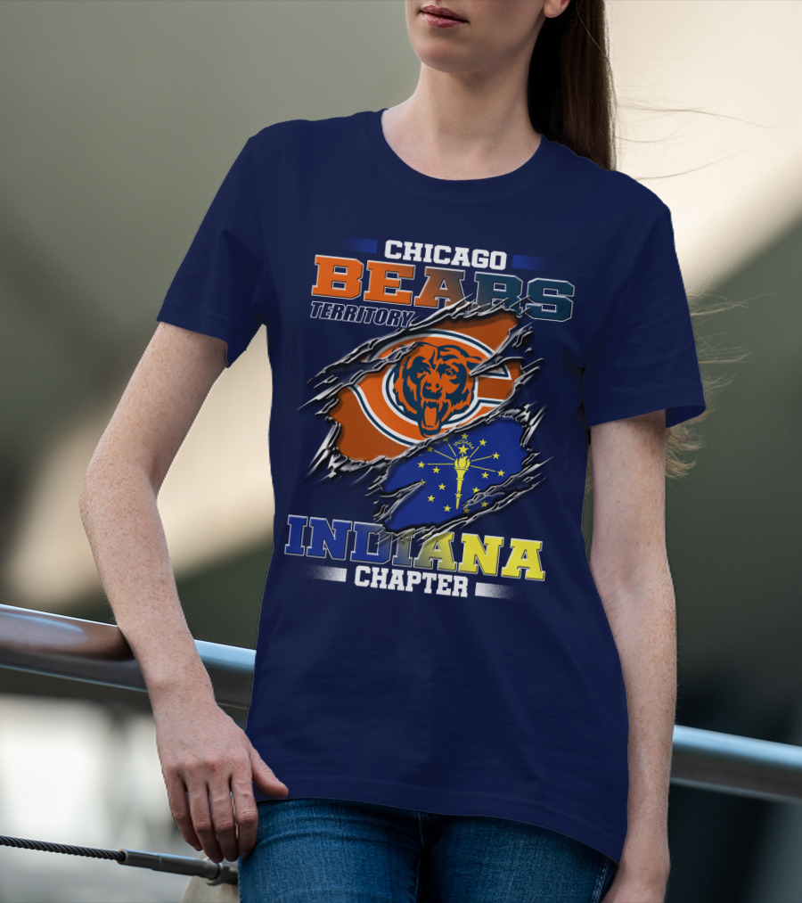 Chicago Bears Territory Indiana Chapter T-Shirt
