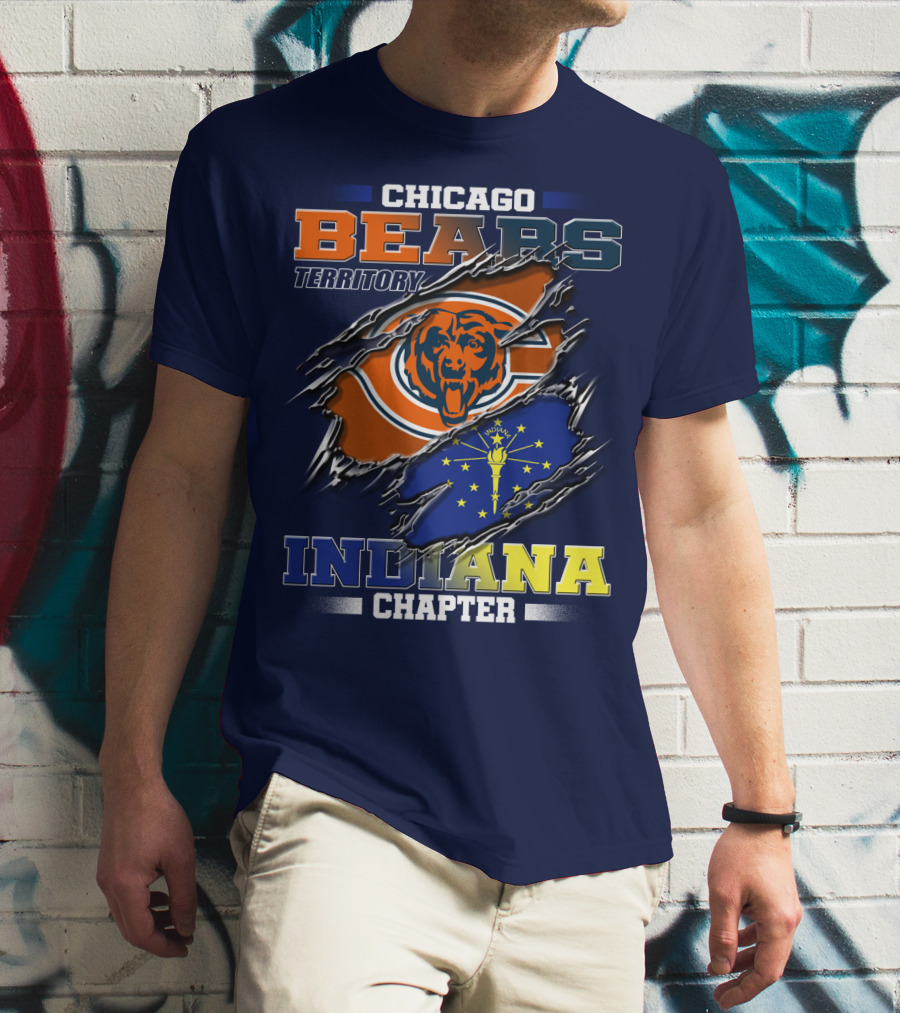 Chicago Bears Territory Indiana Chapter T-Shirt