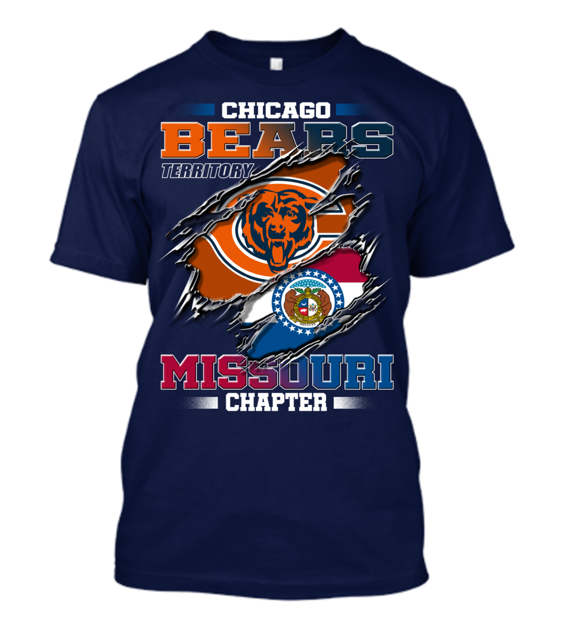 CHICAGO BEARS TERRITORY MISSOURI CHAPTER T-Shirt