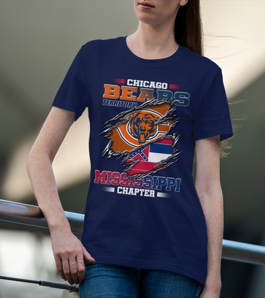 Chicago Bears Territory Mississippi Chapter T-Shirt
