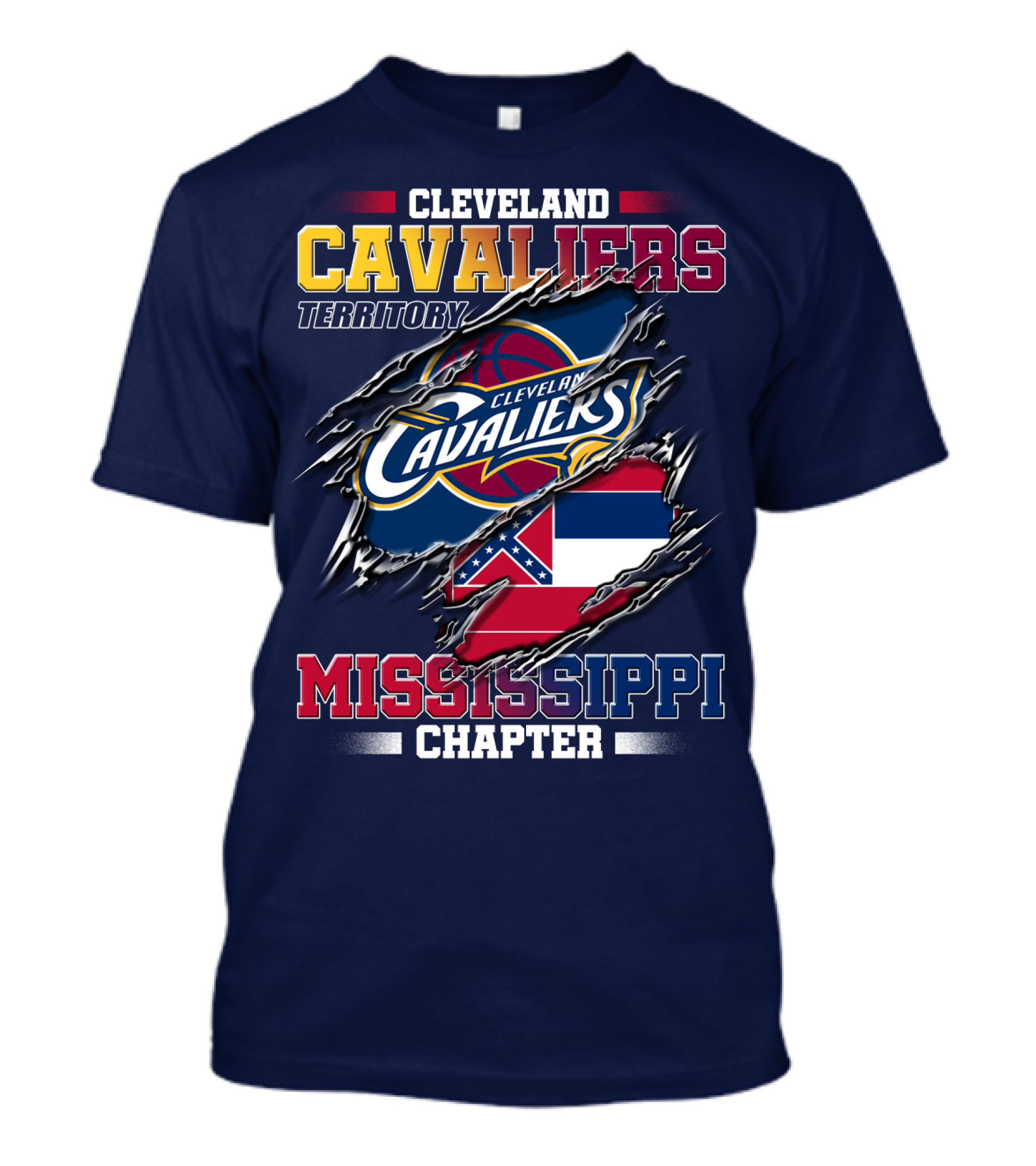 Cleveland Cavaliers Territory Mississippi Chapter T-Shirt