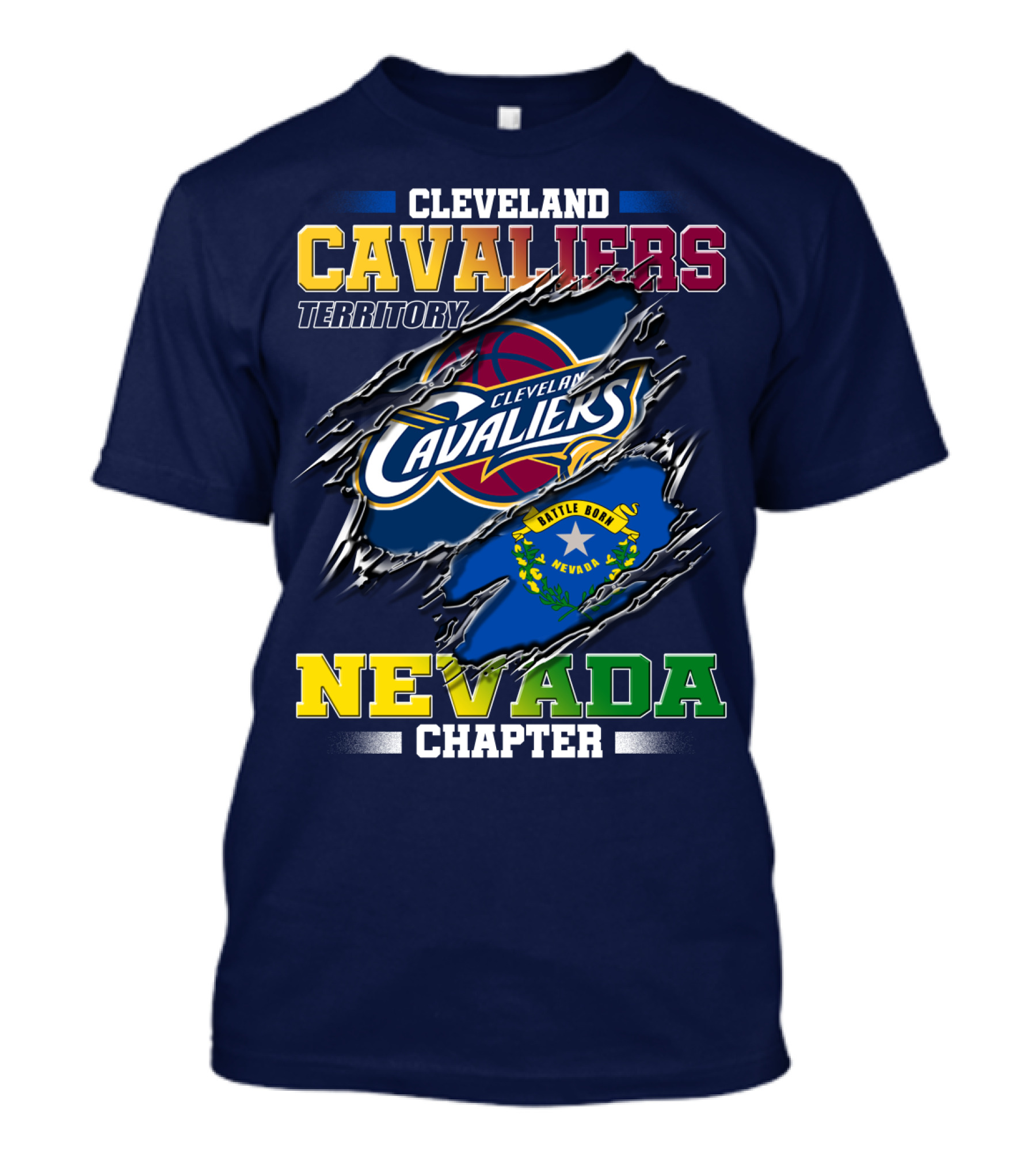 Cleveland Cavaliers Territory Nevada Chapter T-Shirt