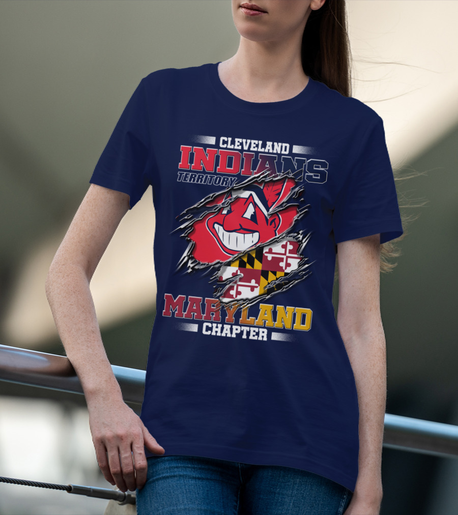 Cleveland Indians Territory Maryland Chapter T-Shirt