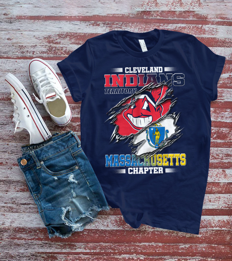 Cleveland Indians Territory Massachusetts Chapter T-Shirt