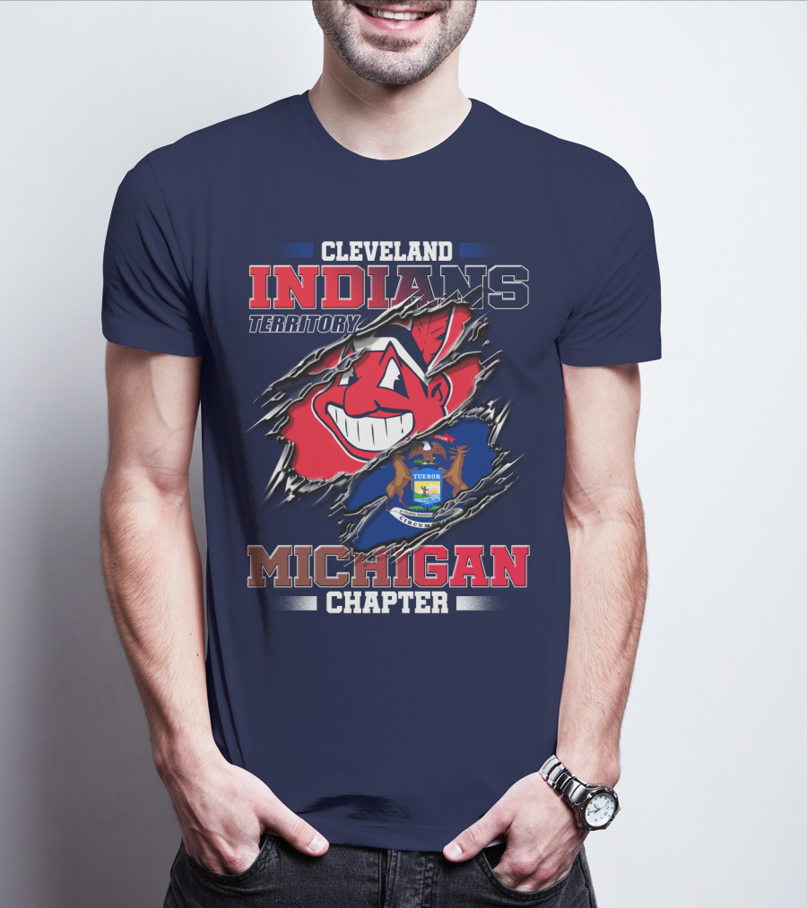 Cleveland Indians Territory Michigan Chapter T-Shirt