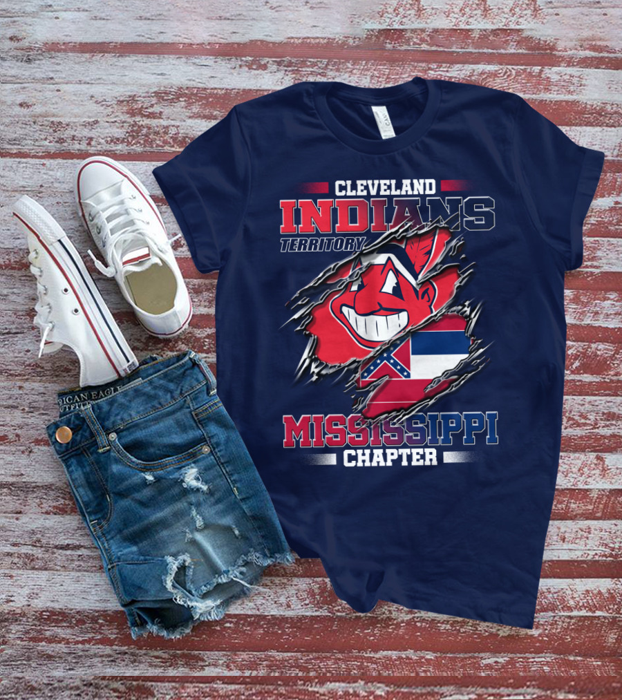 Cleveland Indians Territory Mississippi Chapter T-Shirt