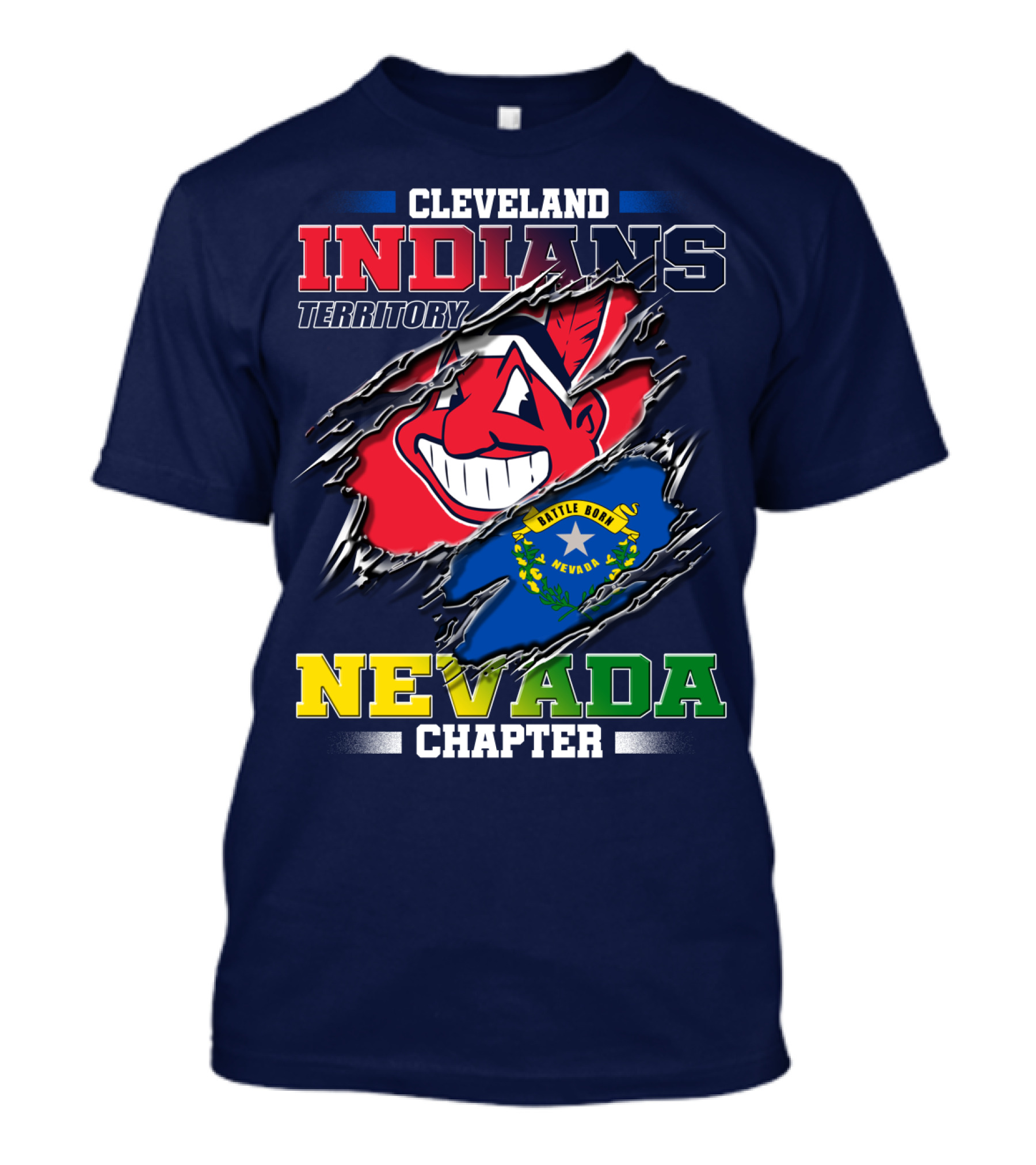 Cleveland Indians Territory Nevada Chapter Little Born T-Shirt