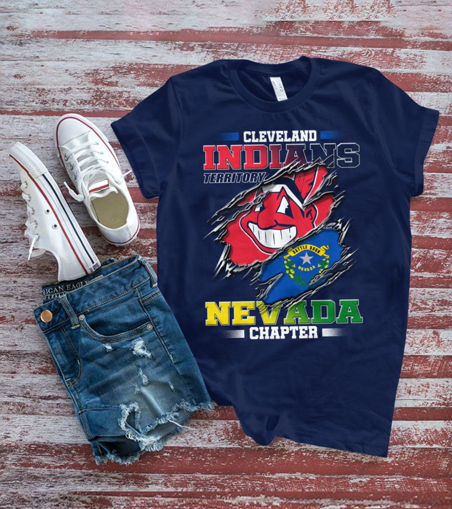 Cleveland Indians Territory Nevada Chapter Little Born T-Shirt
