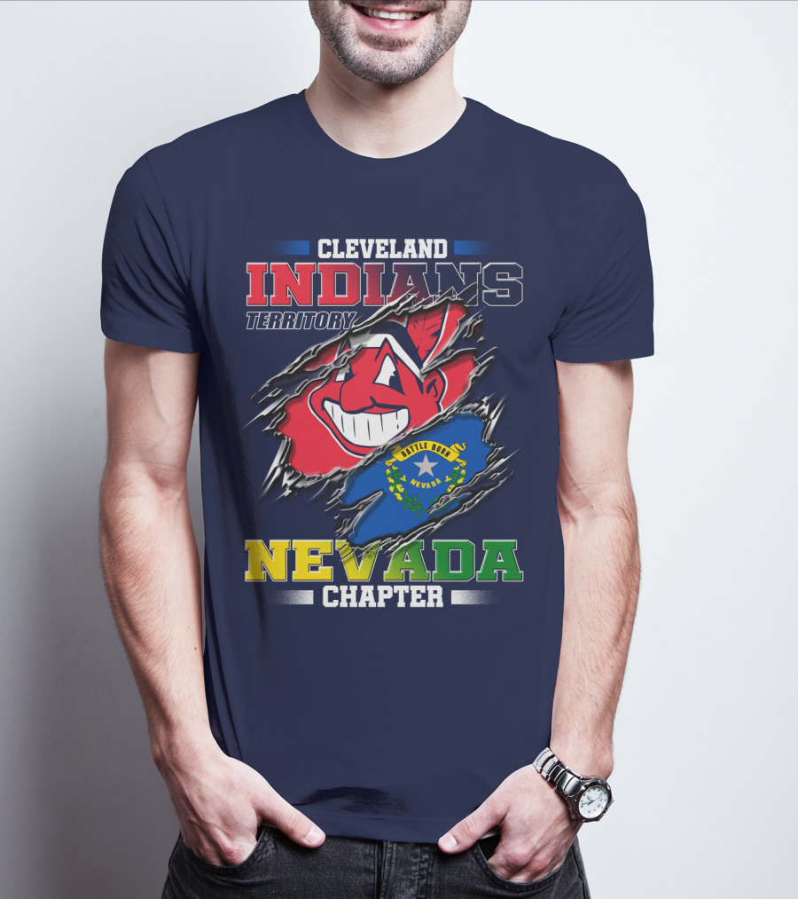 Cleveland Indians Territory Nevada Chapter Little Born T-Shirt
