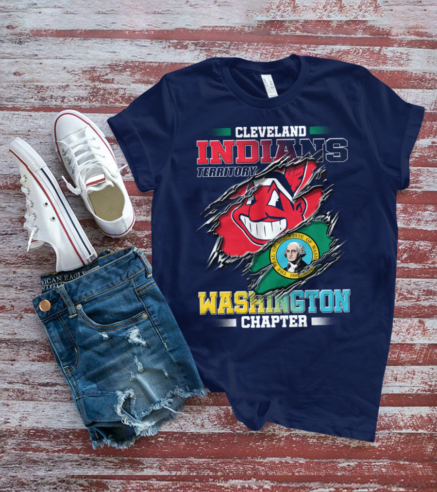 Cleveland Indians Territory Washington Chapter T-Shirt