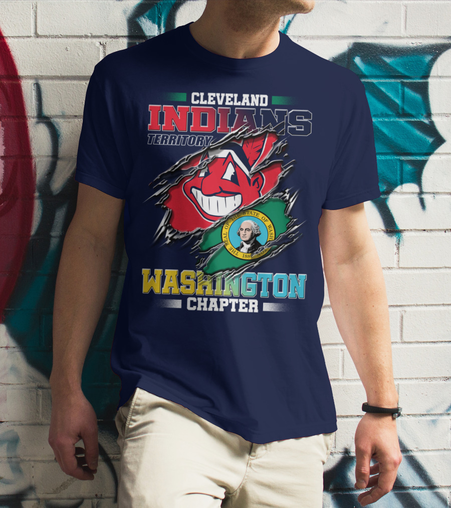 Cleveland Indians Territory Washington Chapter T-Shirt