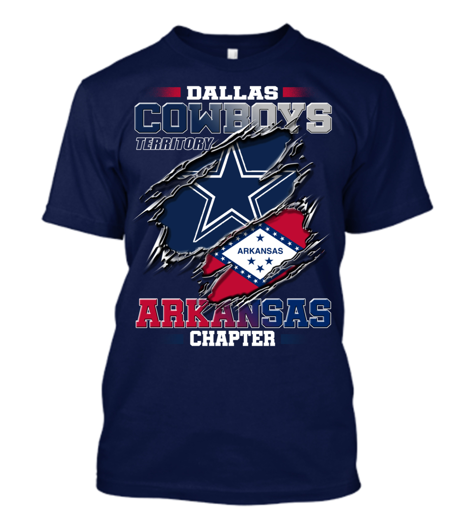 Dallas Cowboys Territory Arkansas Chapter T-Shirt