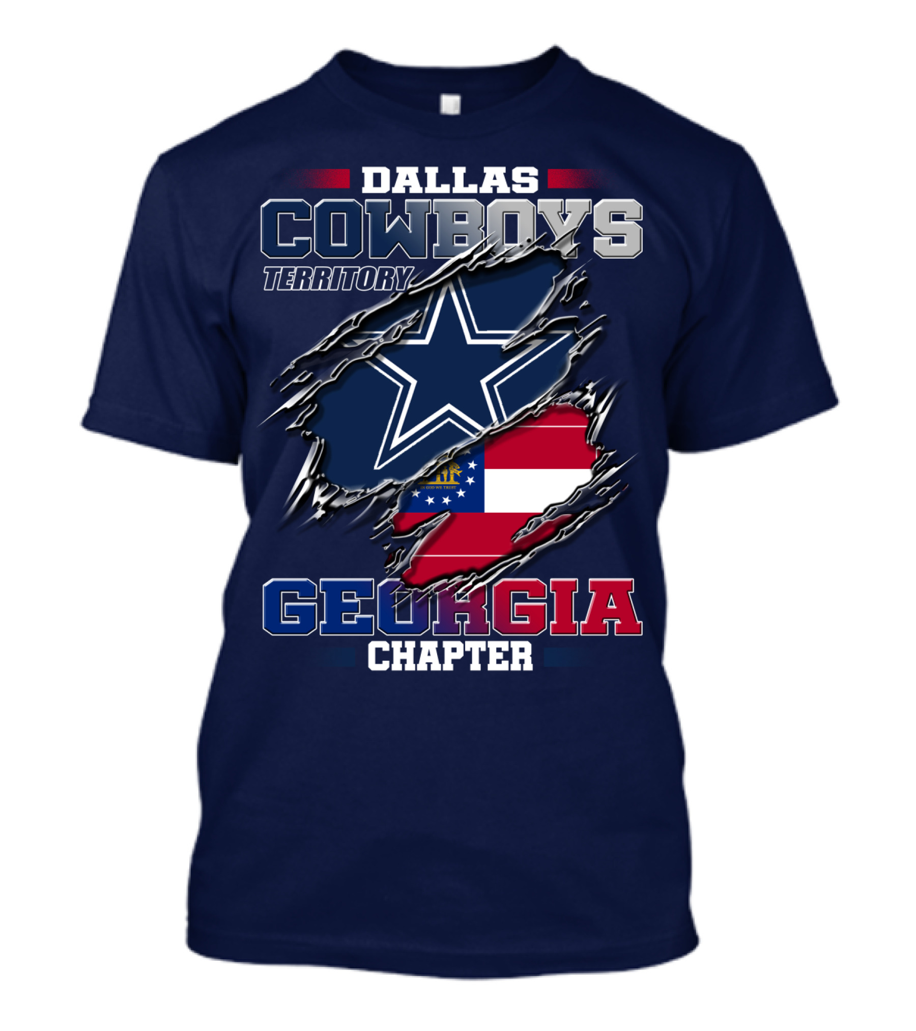 Dallas Cowboys Territory Georgia Chapter T-Shirt