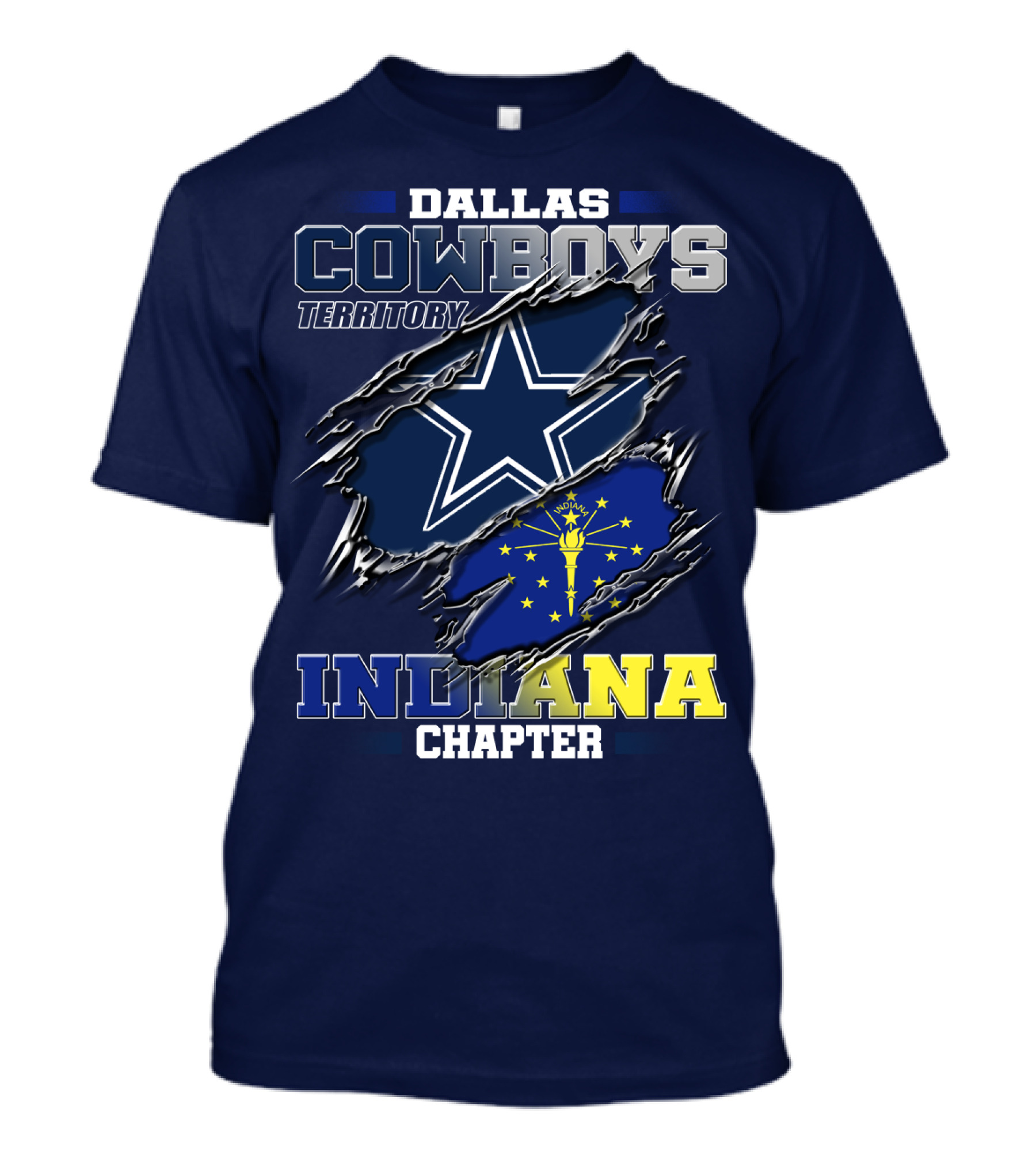 Dallas Cowboys Territory Indiana Chapter T-Shirt