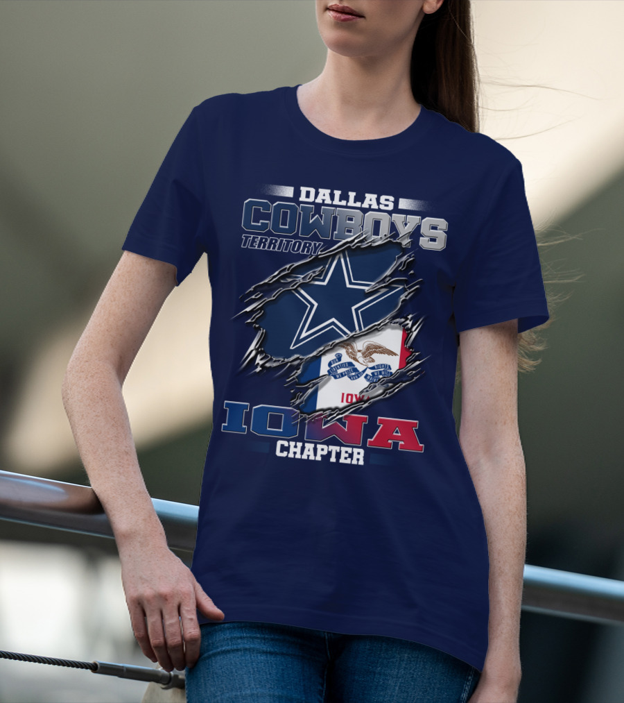 Dallas Cowboys Territory Iowa Chapter T-Shirt