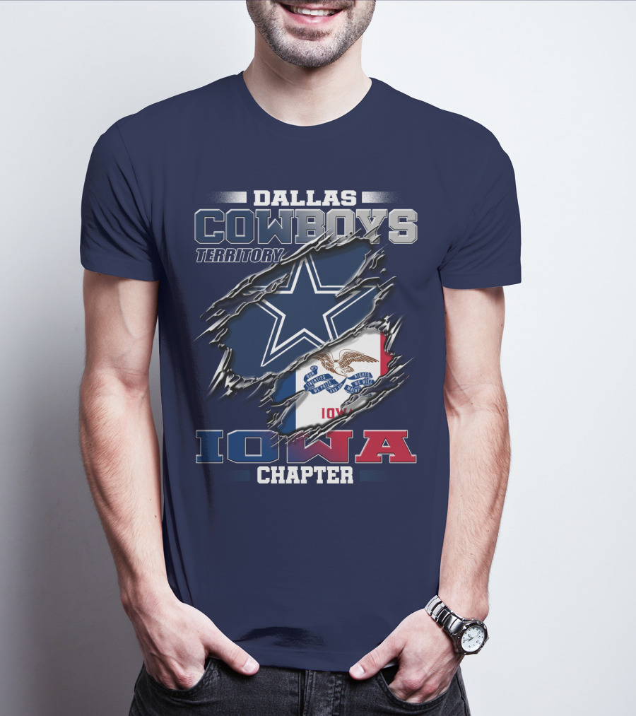 Dallas Cowboys Territory Iowa Chapter T-Shirt
