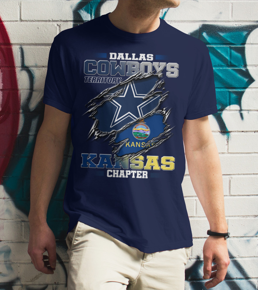 Dallas Cowboys Territory Kansas Chapter T-Shirt