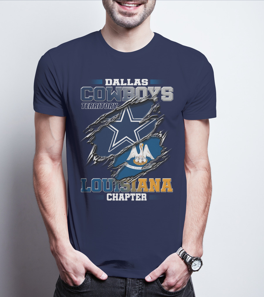 Dallas Cowboys Territory Louisiana Chapter T-Shirt