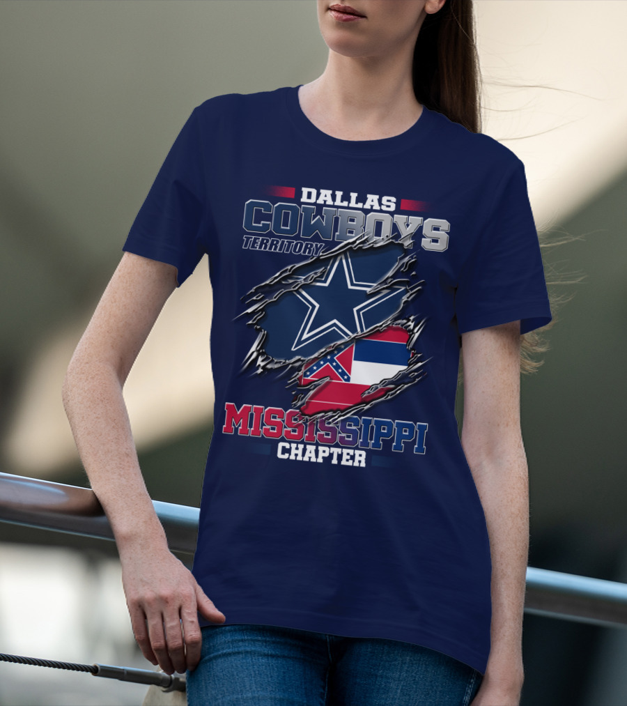 Dallas Cowboys Territory Mississippi Chapter T-Shirt