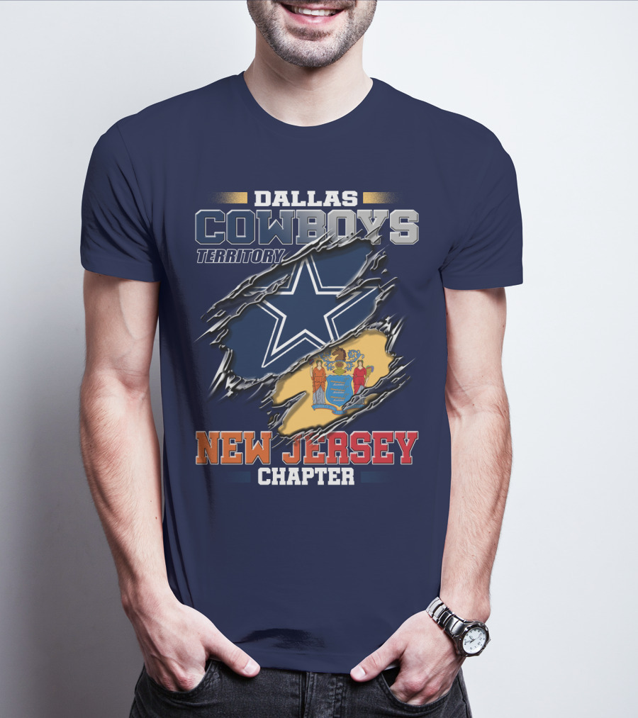 Dallas Cowboys Territory New Jersey Chapter T-Shirt