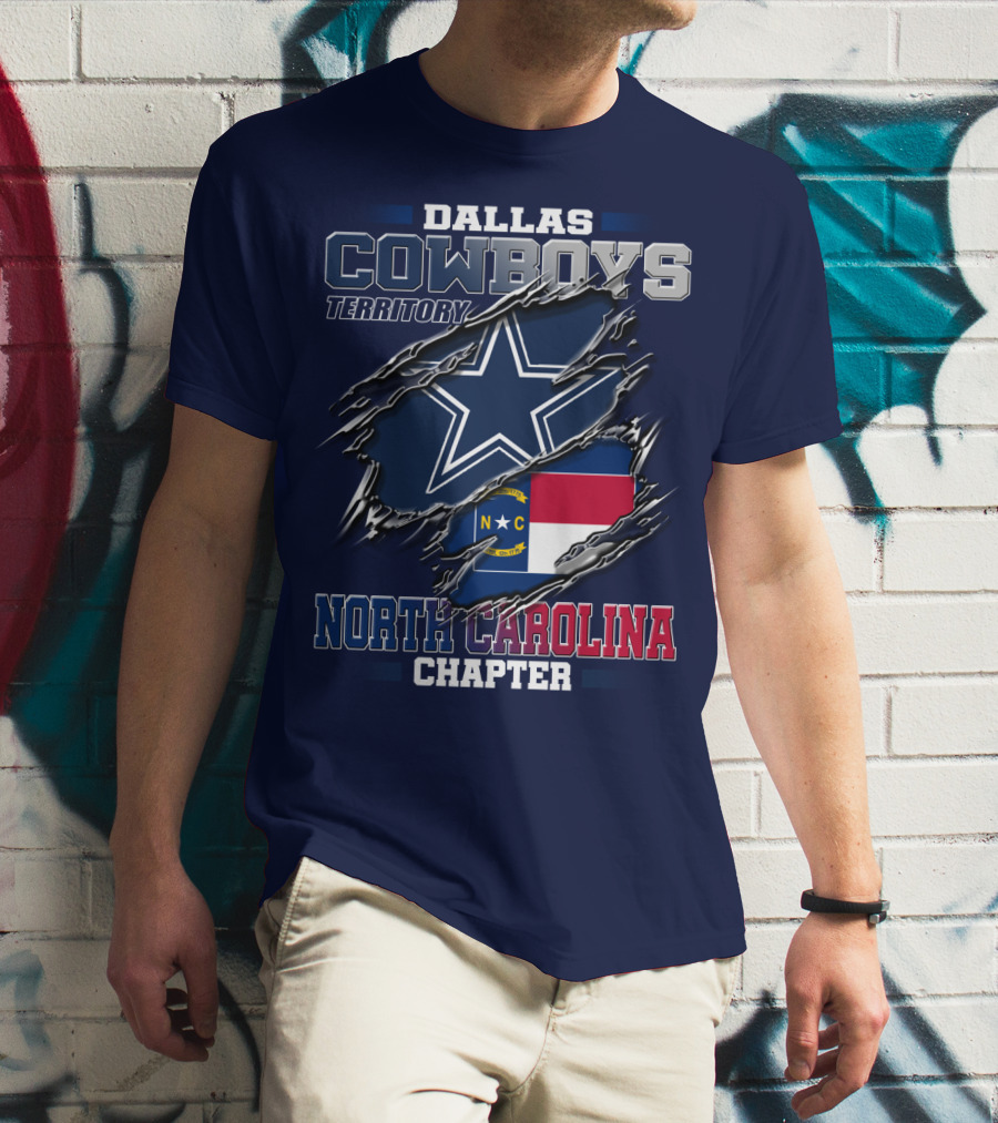 Dallas Cowboys Territory North Carolina Chapter T-Shirt