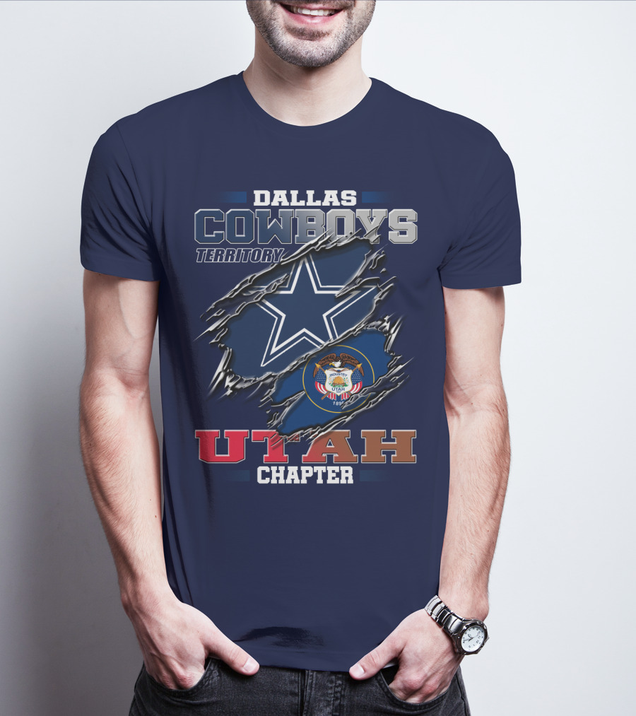 Dallas Cowboys Territory Utah Chapter T-Shirt