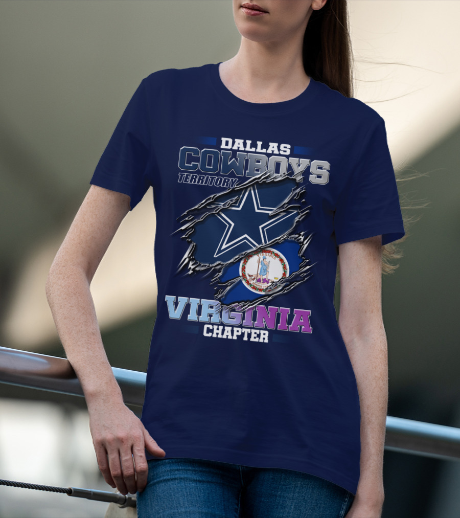 Dallas Cowboys Territory Virginia Chapter T-Shirt